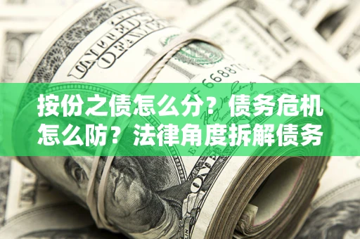北京按份之债怎么分？债务危机怎么防？法律角度拆解债务分配与风险自保指南