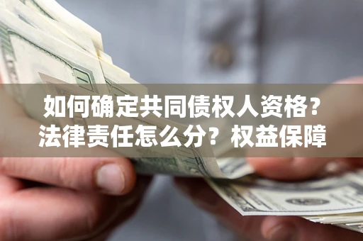 北京如何确定共同债权人资格？法律责任怎么分？权益保障技巧揭秘！
