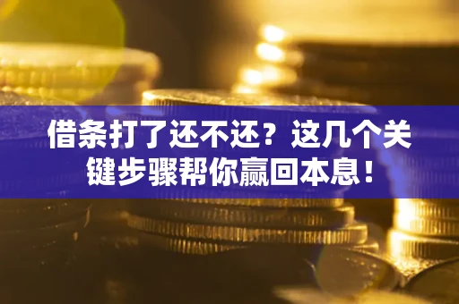 北京借条打了还不还？这几个关键步骤帮你赢回本息！