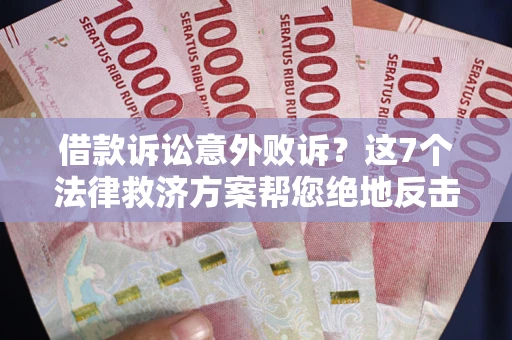 北京借款诉讼意外败诉？这7个法律救济方案帮您绝地反击！