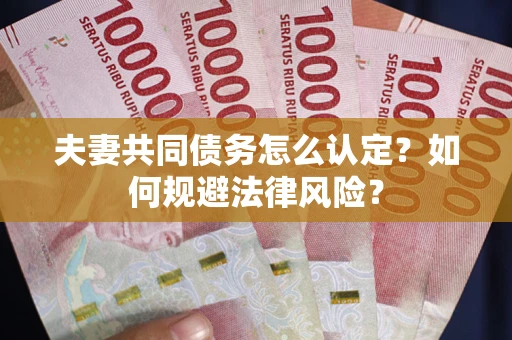 北京夫妻共同债务怎么认定？如何规避法律风险？