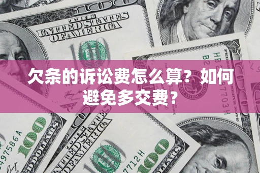 北京欠条的诉讼费怎么算？如何避免多交费？